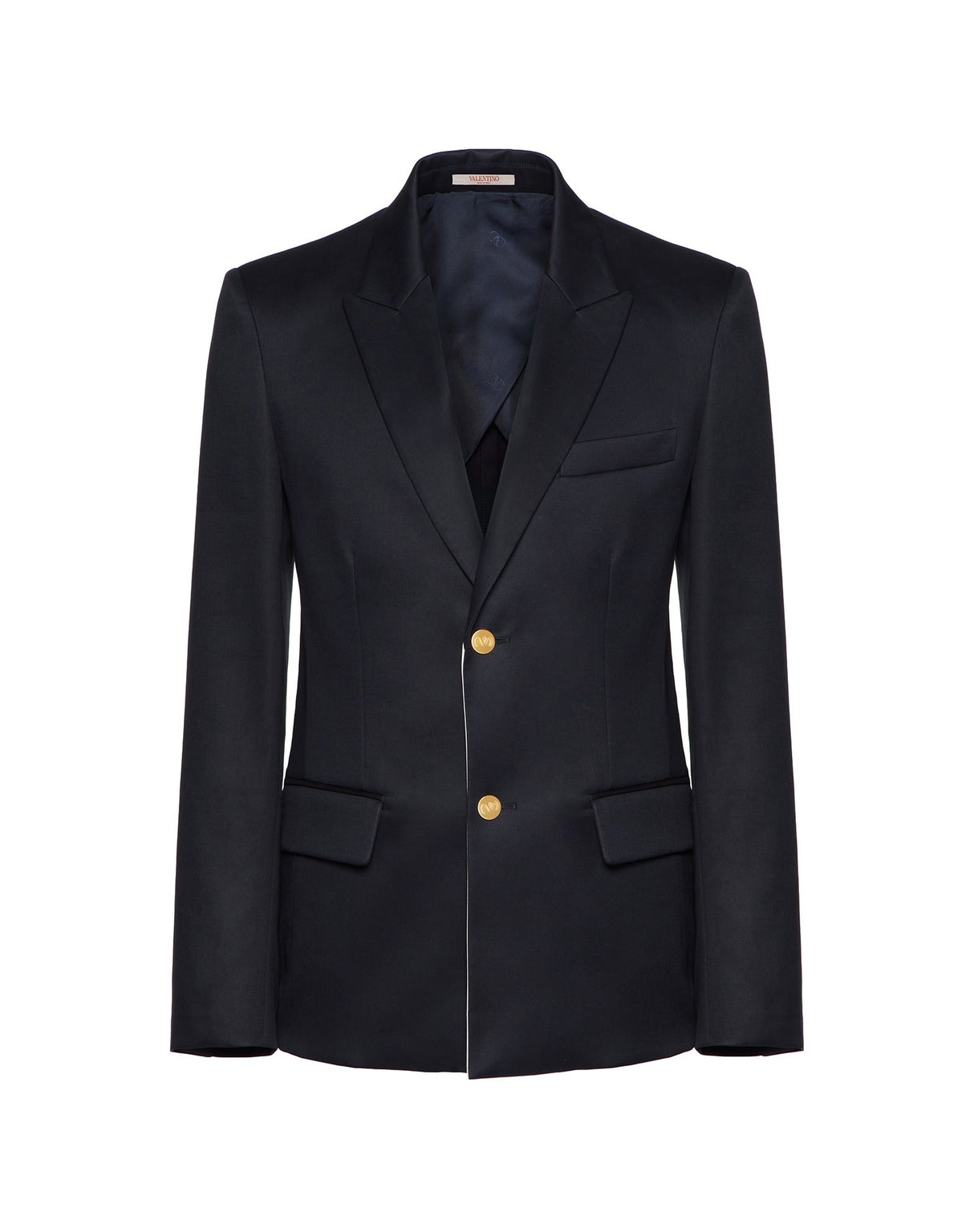 Blue Semi-Fitted Jacket for Men - Perfect for the SS23 Season
