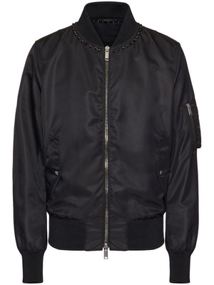 Men's Black Spring Jacket - SS23 Collection