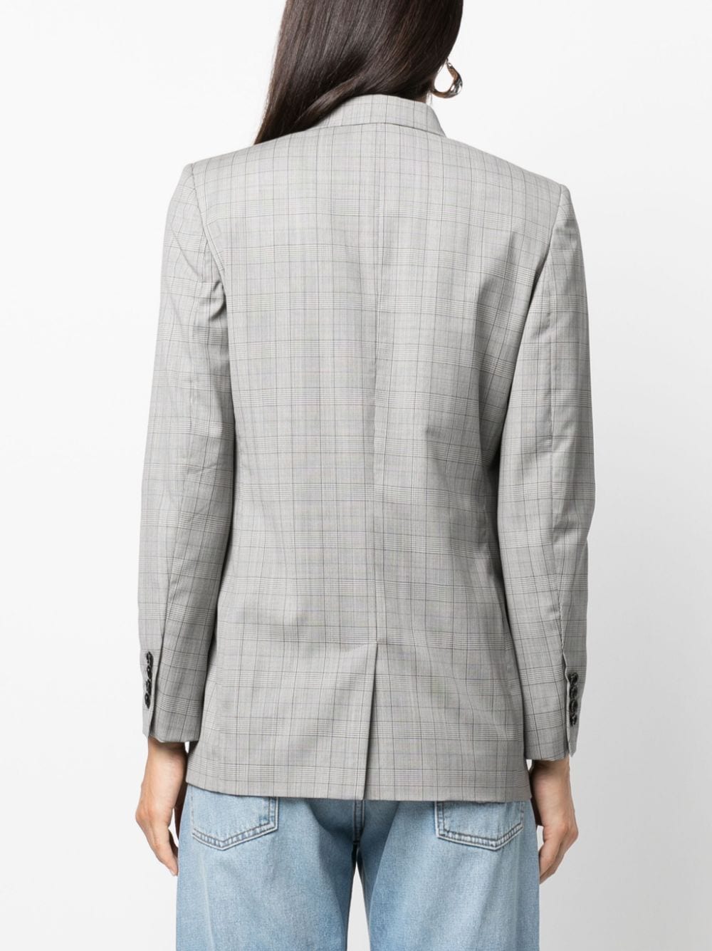 ISABEL MARANT Light Grey Wool Plaid Blazer for Women - Timeless Style for FW23