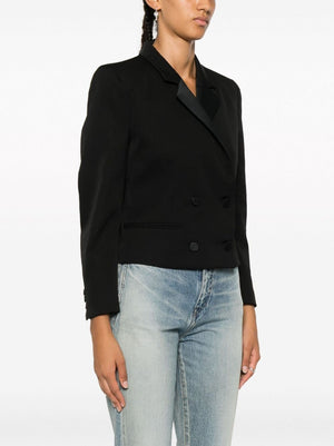 女性必备款－女用豪华黑色羊毛外套－FW23系列