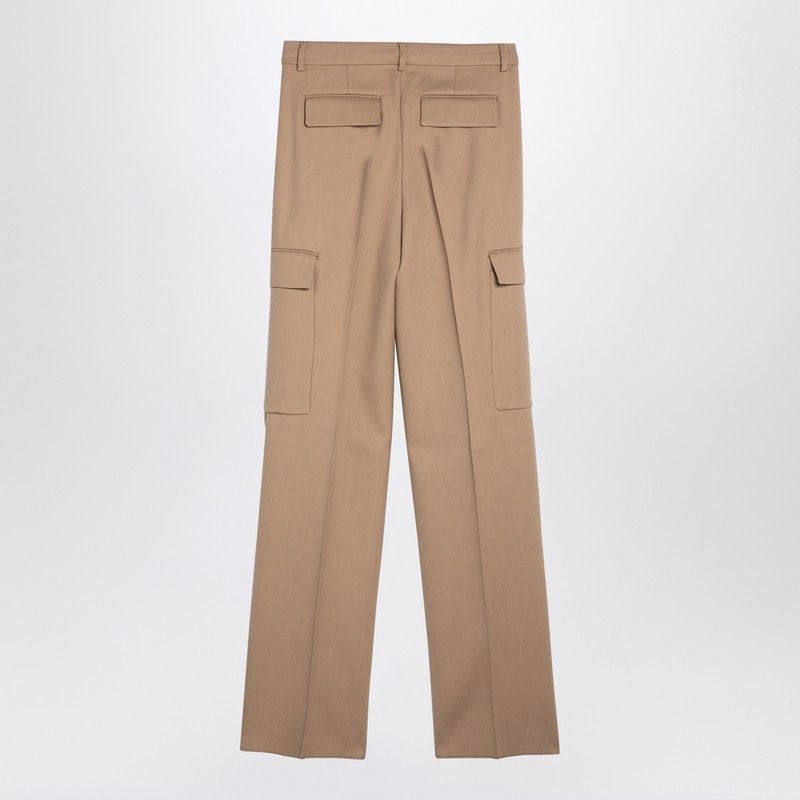 MAX MARA SPORTMAX Caramel High-Waisted Cargo Pants