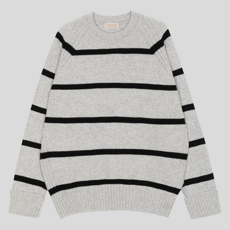 JOHN SMEDLEY Striped Merino and Recycled Cashmere T-Shirt for Women