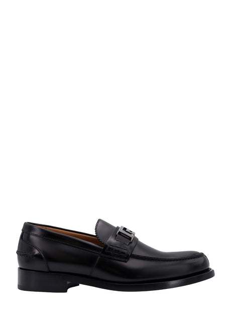 VERSACE Sleek Patent Leather Loafer