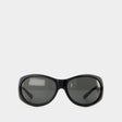 COURREGÈS Hybrid 01 Chic Black Sunglasses