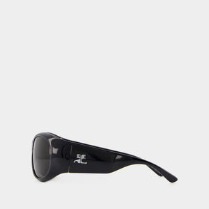 COURREGÈS Hybrid 01 Chic Black Sunglasses