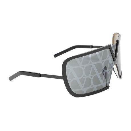 VALENTINO Black Monogram Pattern Sunglasses for Women