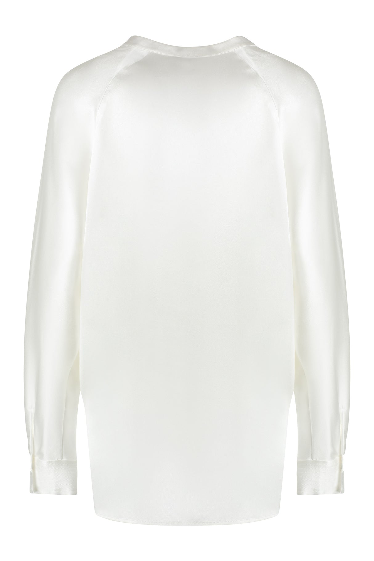 VINCE Elegant White Silk Blouse for Women