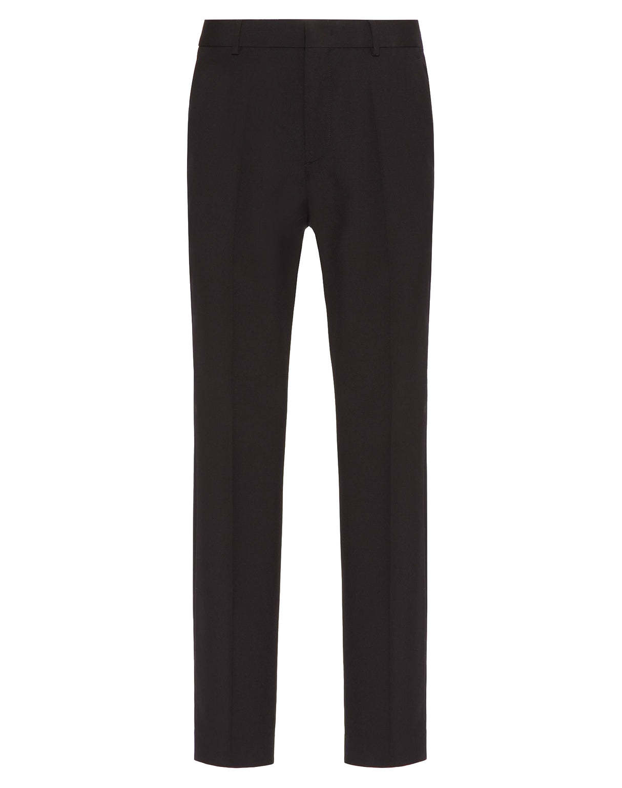 VALENTINO Sophisticated Slim Trousers in Classic Black for Men