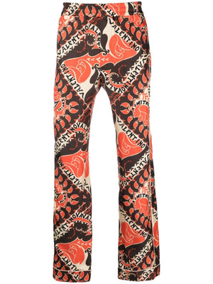 Stylish SS23 Pants in St. Archive Manifesto Bandana Arancio for Men