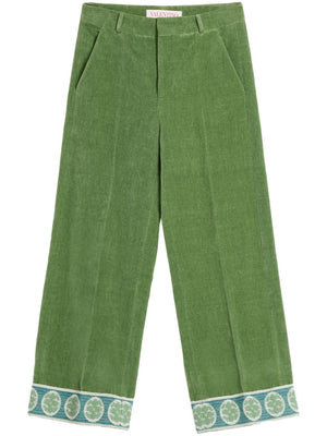 VALENTINO Elevated Velvet Trousers for Men