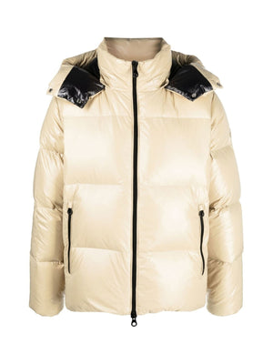 DUVETICA Men's Classic Puffer Down Jacket - Beige