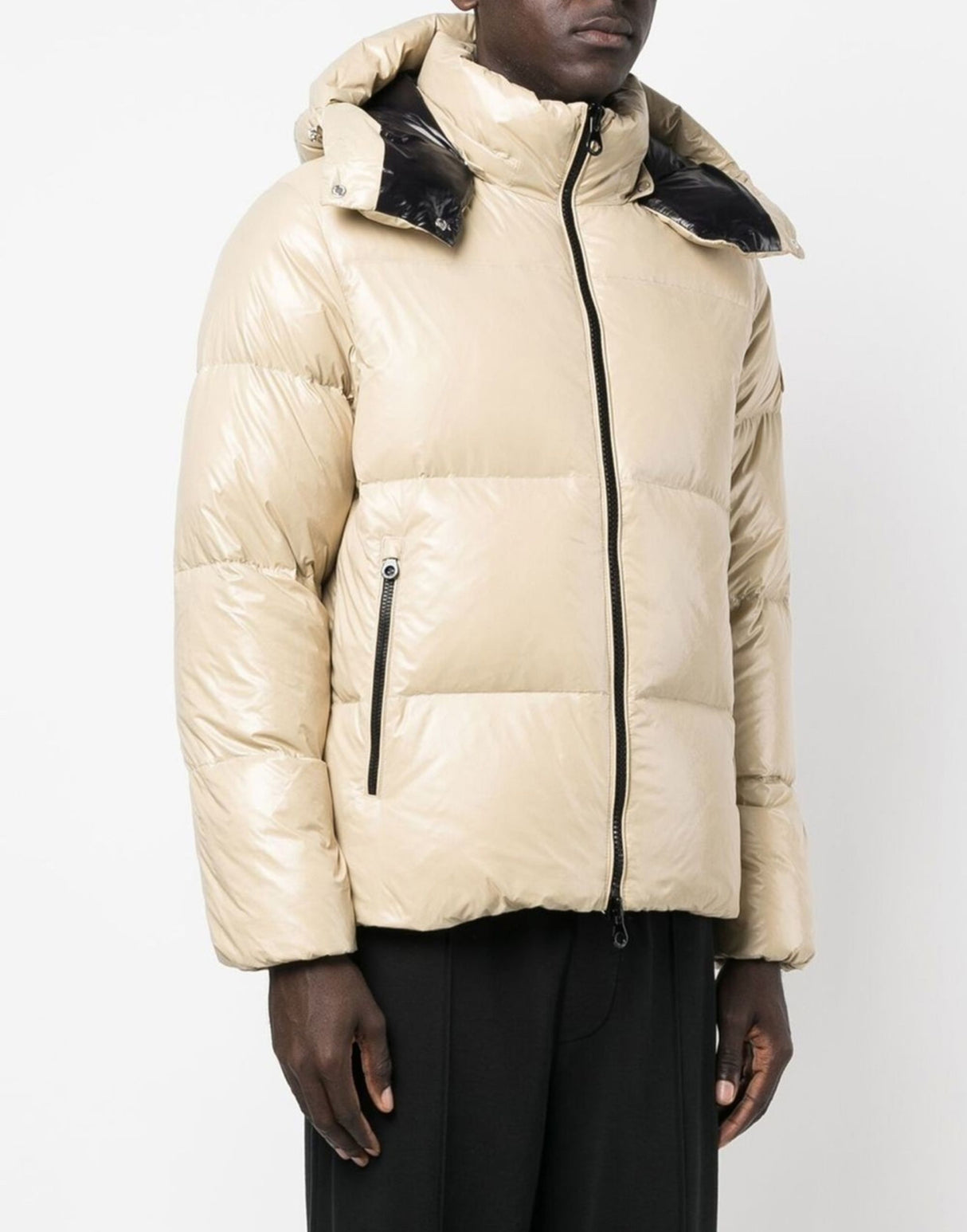 DUVETICA Men's Classic Puffer Down Jacket - Beige