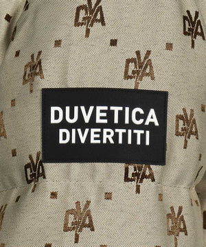 DUVETICA Men's Monogram Down Jacket in Grey for FW22