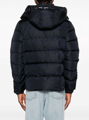 DUVETICA Navy Blue Down Jacket with Hood for Men - FW23