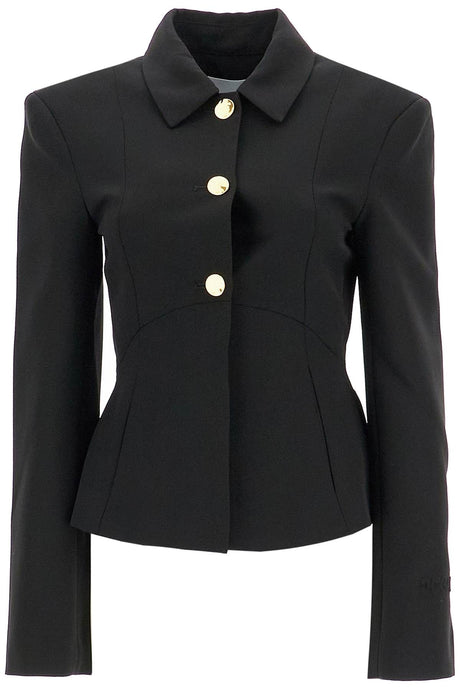 GANNI Technical Twill Blazer for Women - Size EU 34