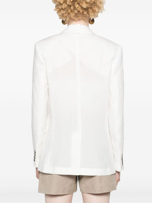 PAUL SMITH Elegant White Linen Blazer