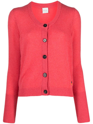 PAUL SMITH Pink Women's 23FW Knit Cardigan