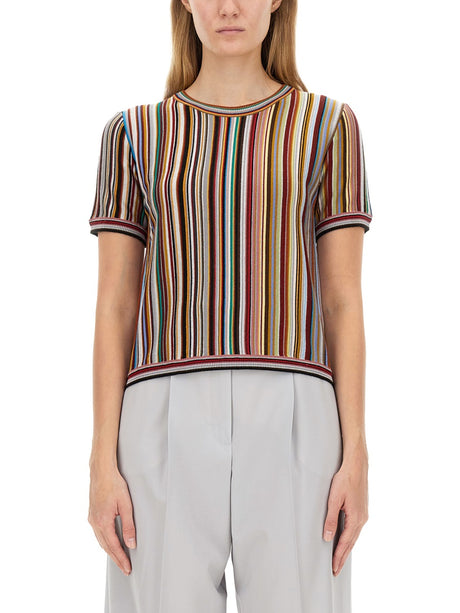 PAUL SMITH Signature Stripe Regular Fit T-Shirt - Size S