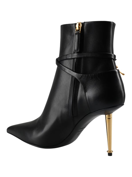 TOM FORD Pointy Toe Ankle Boots with Stiletto Heels