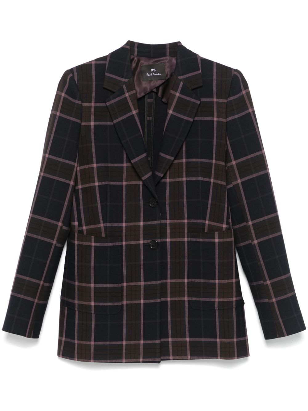 PAUL SMITH Single-Breasted Tartan Jacket for Women - FW24