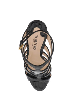 Stylish Crocodile Sandals with Adjustable Strap