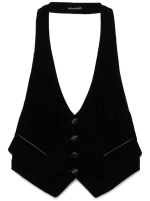 TOM FORD Velvet Tuxedo Open Back Waistcoat for Women