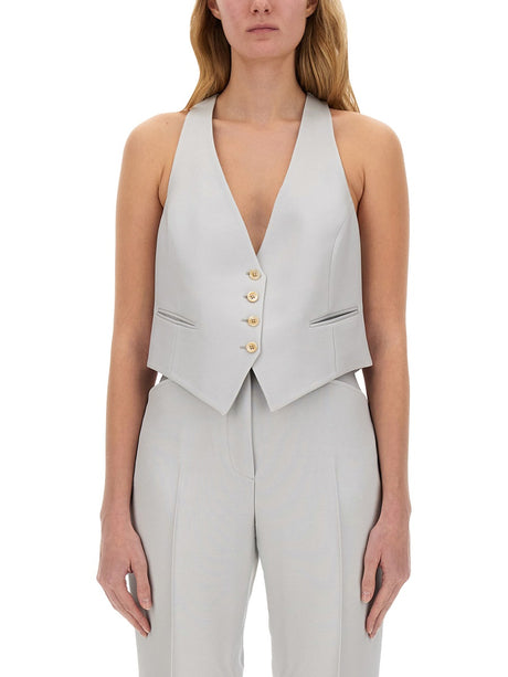 TOM FORD Regular Fit Silk-Wool Vest for Women