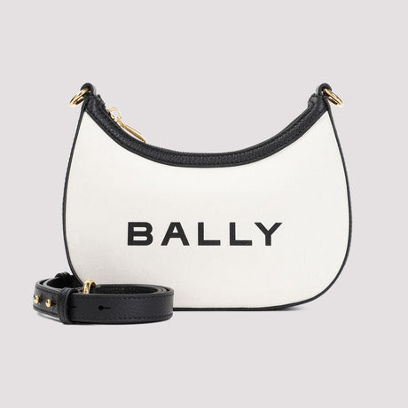 BALLY Nude & Neutrals Cotton Crossbody Handbag for Women