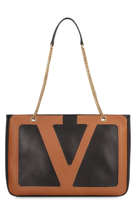 VALENTINO Viva Superstar Medium Leather Tote Handbag 37cm x 26cm