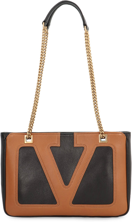 VALENTINO Mini Smooth Leather Tote Handbag