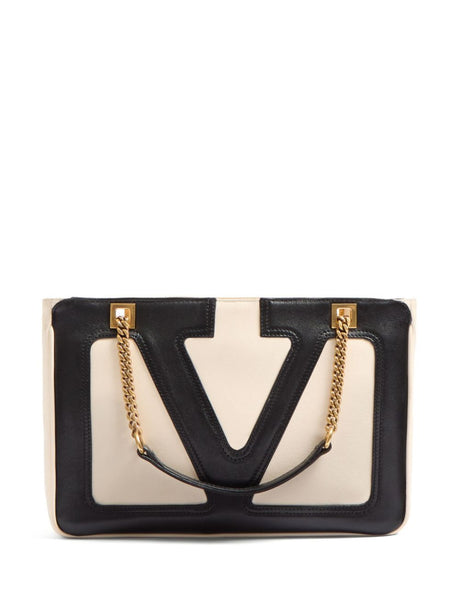 VALENTINO GARAVANI Mini Leather Tote Handbag