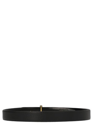 TOM FORD Grained 100% Leather Belt - 3CM Height