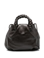 HEREU Luxurious Chestnut Medium Leather Tote