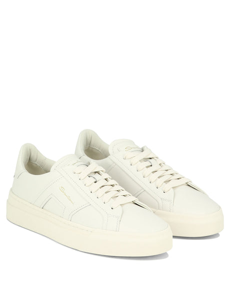 SANTONI Classic White Sneakers for Women - SS24 Collection