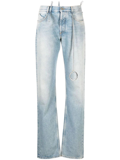 THE ATTICO Light Blue Denim Jeans for Women - SS24 Collection