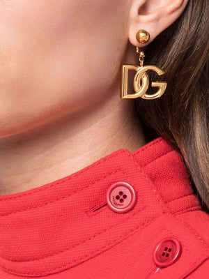 DOLCE & GABBANA Drop Logo Earrings