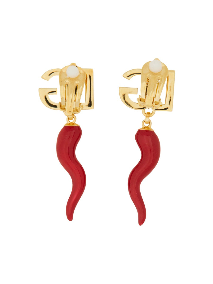 DOLCE & GABBANA Chic Croissant-Inspired Creole Earrings