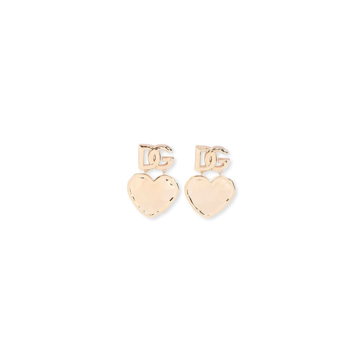 DOLCE & GABBANA Luxe Brass Clip Earrings