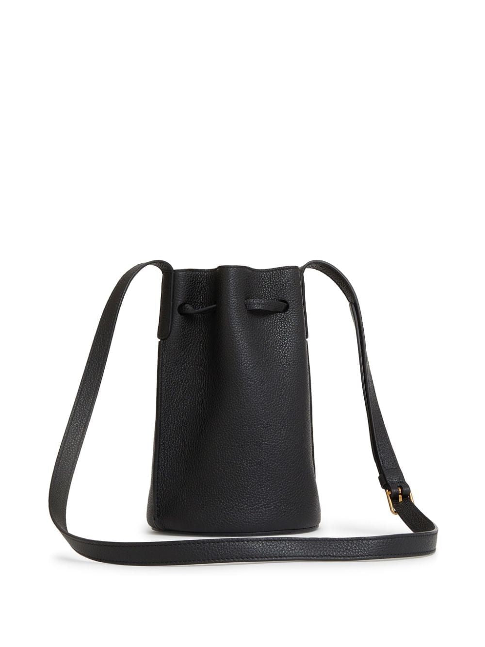 MANSUR GAVRIEL Black Leather Bucket Bag for Women - FW23