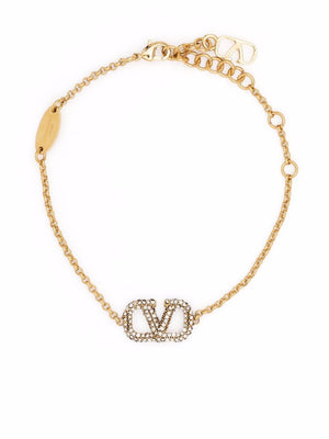 VALENTINO GARAVANI Signature VLOGO Cable-Link Bracelet