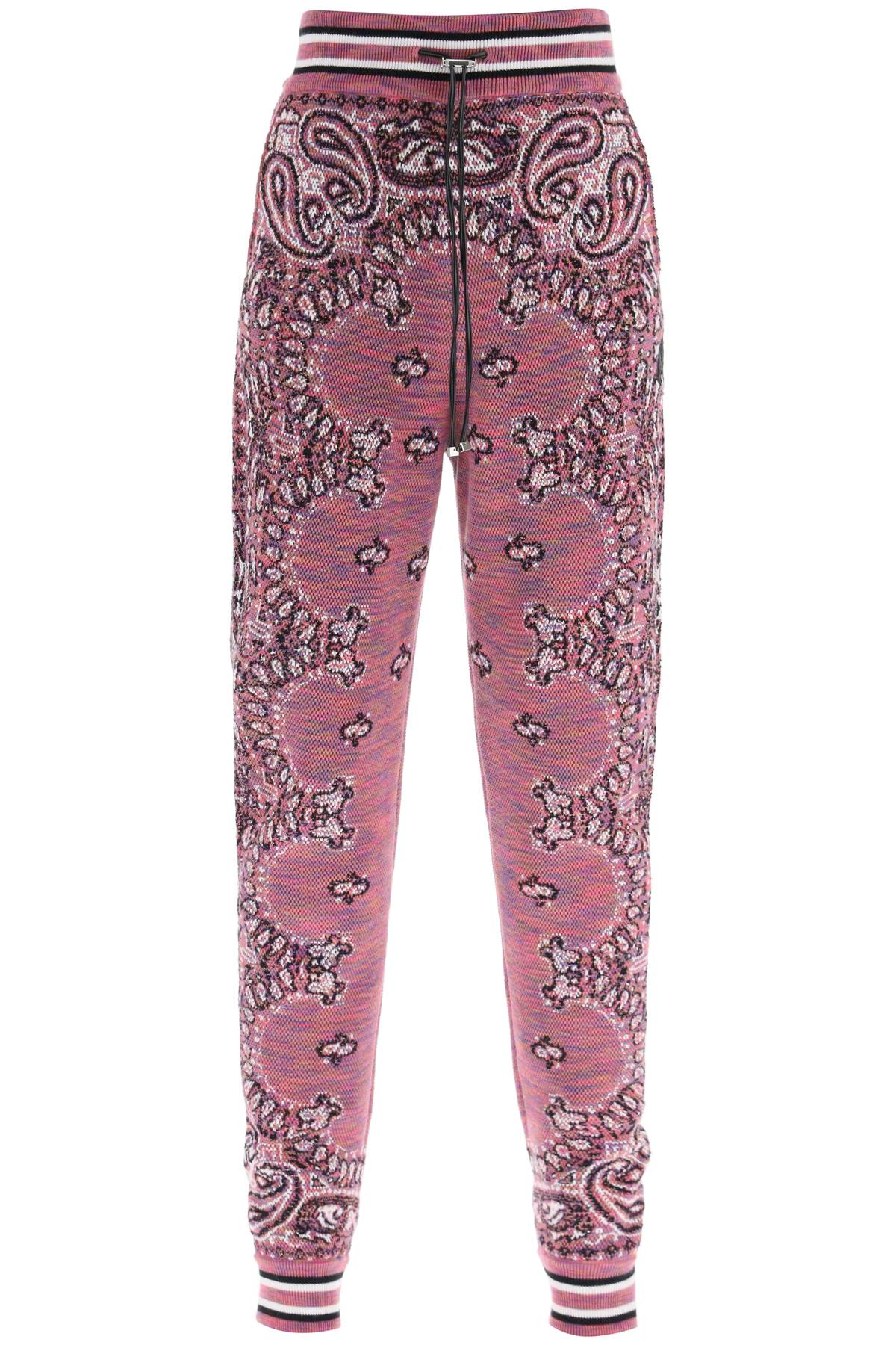 AMIRI Purple Space Dye Bandana Jogger Pants for Women - SS23 Collection