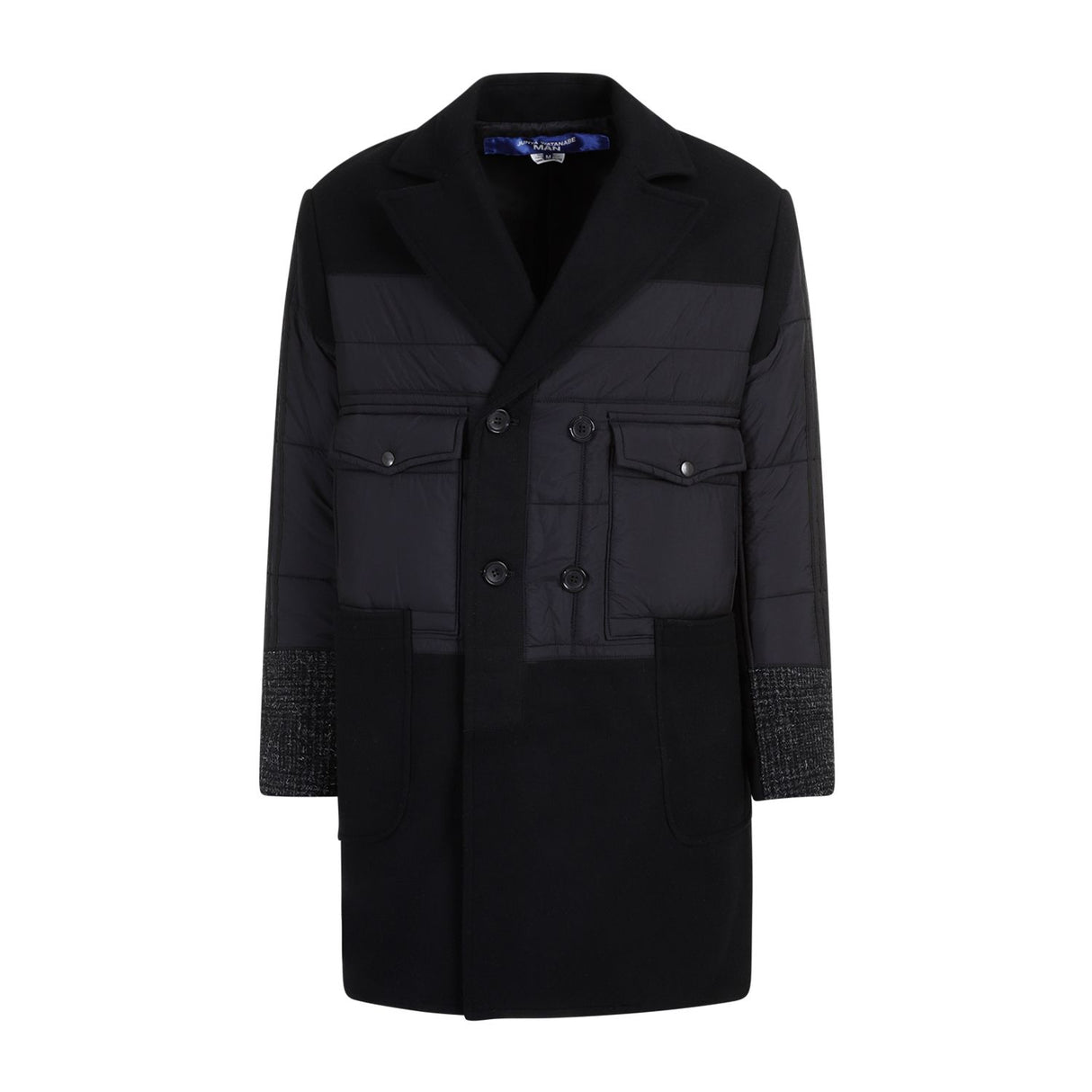 JUNYA WATANABE Black Wool Jacket for Men | FW23 Outerwear for a Fashionable Look