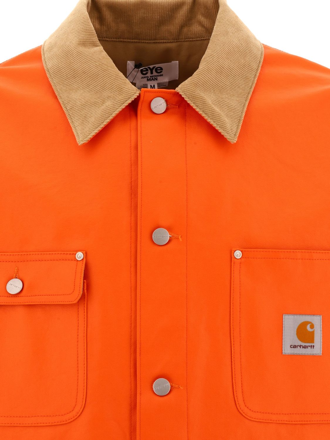 JUNYA WATANABE MAN Men's Orange Polyurethane Carryover Jacket