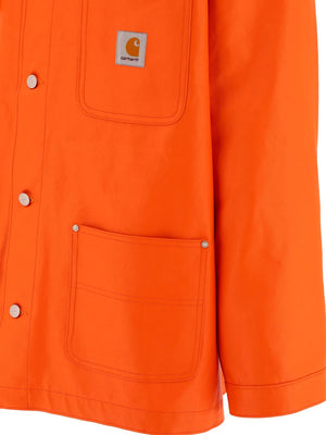 JUNYA WATANABE MAN Men's Orange Polyurethane Carryover Jacket