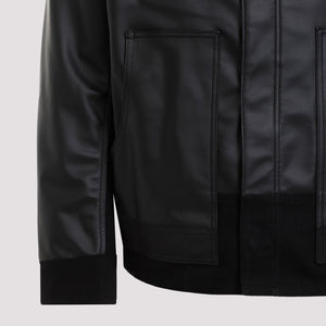 JUNYA WATANABE Black Panelled-Design Jacket for Men | SS24 Outerwear by Famous Designer