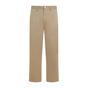 JUNYA WATANABE Men's Beige Cotton Pants for SS24 Season