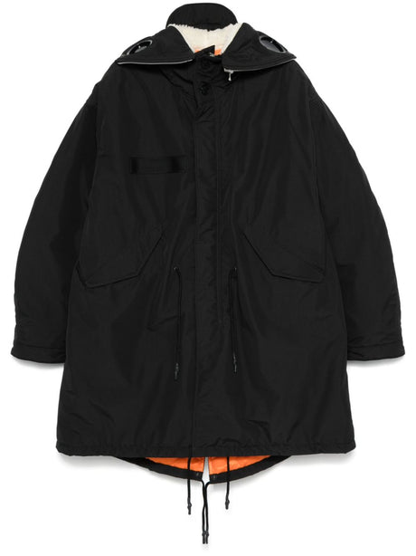 JUNYA WATANABE Nylon Padded Hooded Jacket for Men - FW24