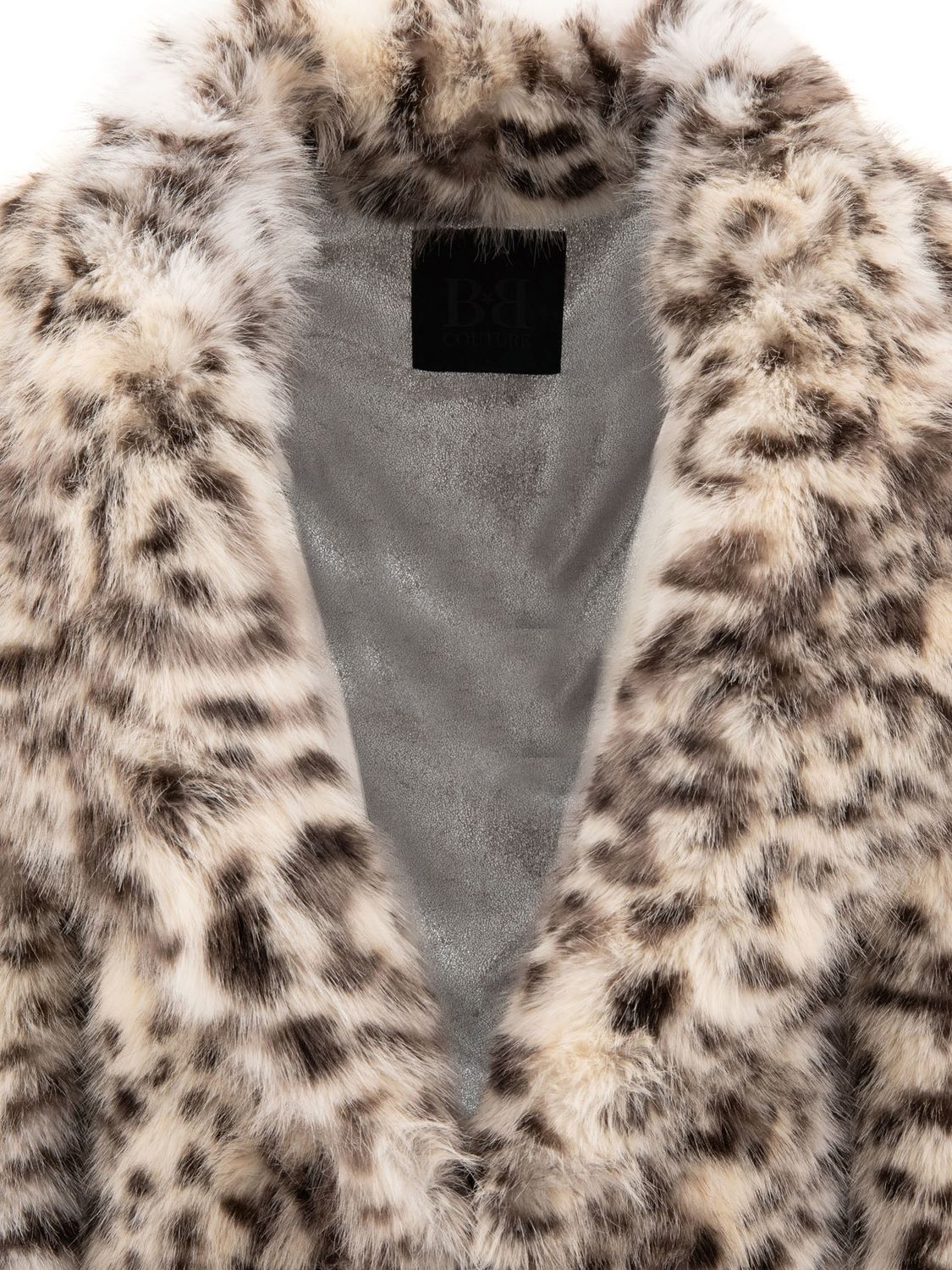 BB COUTURE Lynx-Inspired Faux Fur Jacket