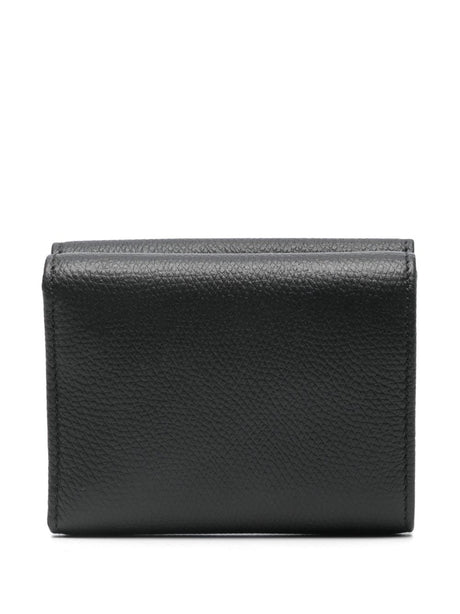 VALENTINO GARAVANI Mini Vlogo Signature Leather Wallet