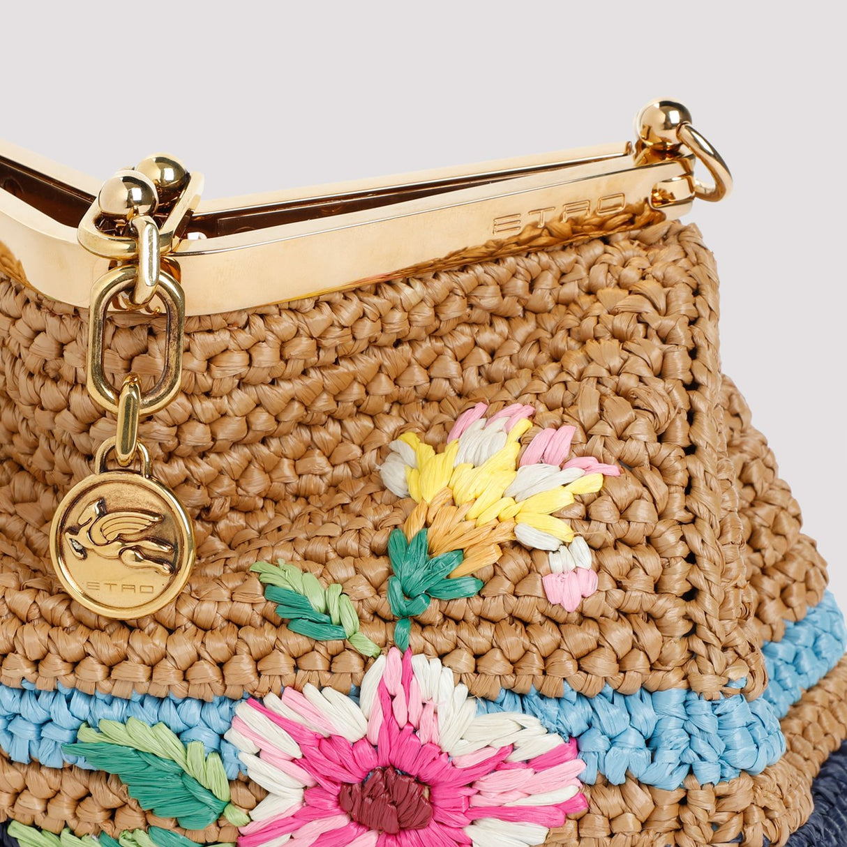 ETRO Boho-Chic Woven Bucket Bag